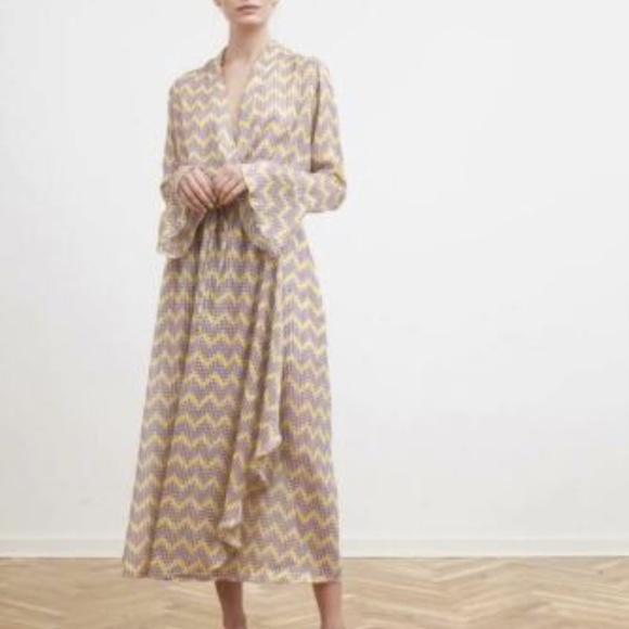 BRIGITTE HERSKIND Ruffle Print RILLO Maxi Dress - Picture 8 of 9